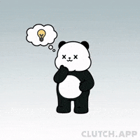 Thinking Panda GIF by Kanpai Pandas
