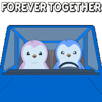 Traveling I Love You Sticker by Pudgy Penguins