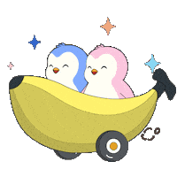 Traveling I Love You Sticker by Pudgy Penguins