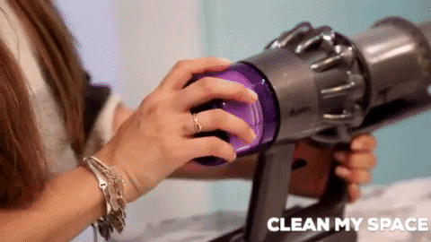 chadreynolds33f3 giphygifmaker clean my space clean dyson filter GIF