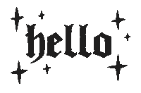 Stars Hello Sticker by chiara