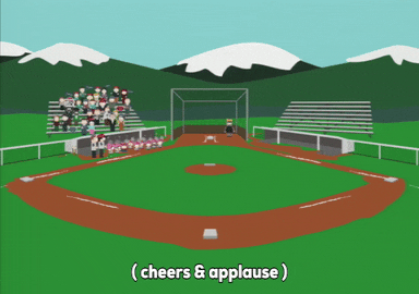 baseball field fun GIF by South Park 