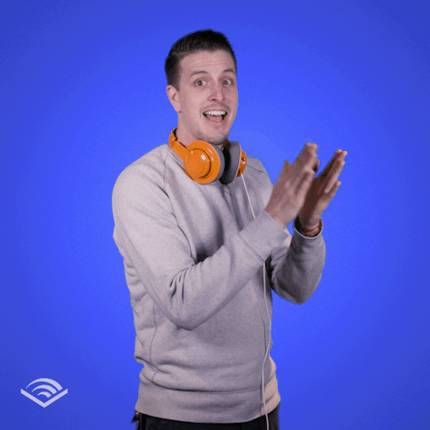 Clapping Good Job GIF by Audible