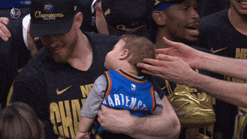 Sleepy Oklahoma City GIF by NBA