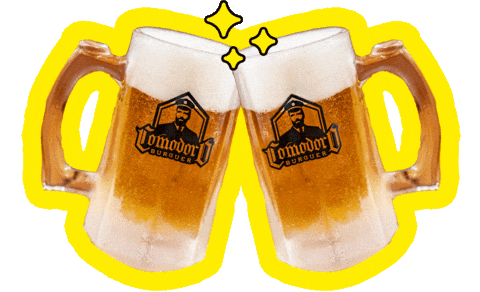 Comodoroburguer giphyupload happy hour chop lanches Sticker