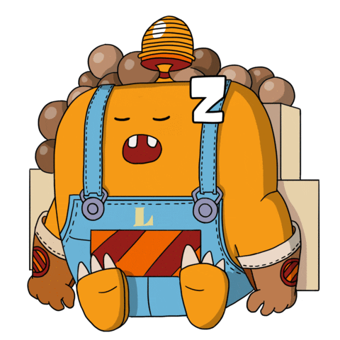 Sleepy Sticker by Hungry Digital