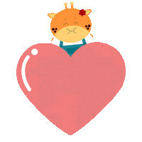 I Love You Heartbeat Sticker by Smiles&Cheeks
