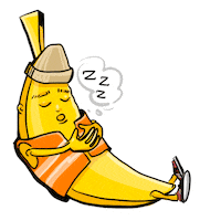 Goljee nice tired yellow sleep Sticker