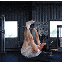 Calisthenics Front Lever GIF