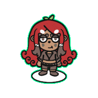 Happy Girl Sticker