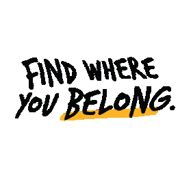 aiconcampus aic yellow jackets find where you belong aic yellow jackets Sticker