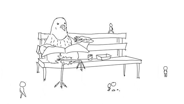 sitting on bench