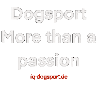 Saying Sticker by IQ Dogsport