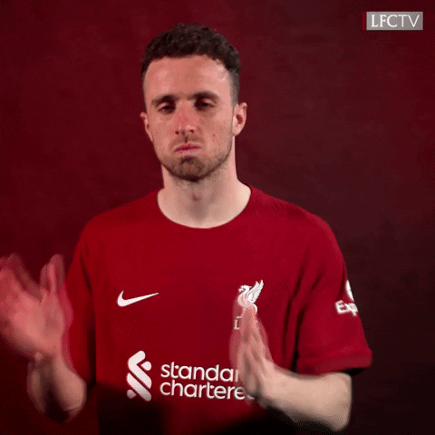 Diogo Jota Applause GIF by Liverpool FC