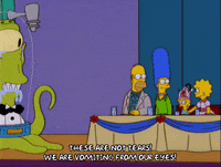 homer simpson crying GIF