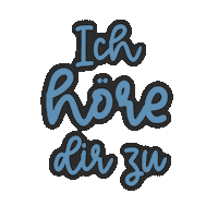 Zuhören Sticker by Lucie Gerstmann