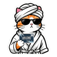 Cat Chill Sticker by New Mediacheck GmbH