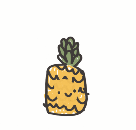 Excited Pineapple GIF