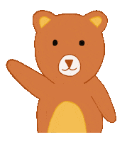 Edenwild hello hi bear salut Sticker