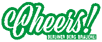 berlinerbergbrauerei beer cheers bier prost Sticker