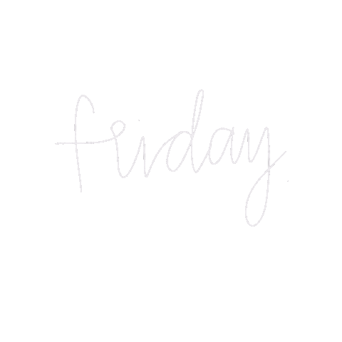 Friday Lettering Sticker