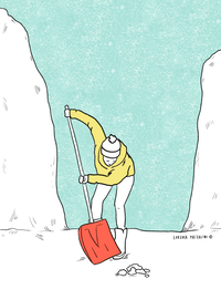 snow winter GIF