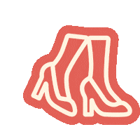 High Heels Neon Sticker by Las Vegas