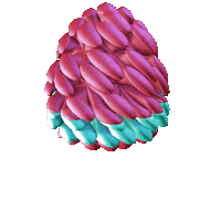 3D Blob Sticker by Vince Mckelvie