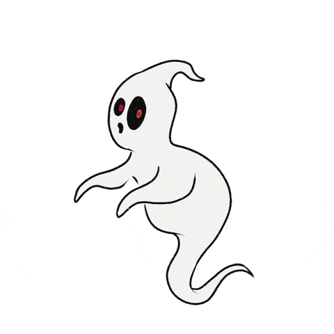 SammyWardDraws crazy ghost spinning hypnotic GIF