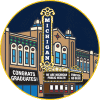 Go Blue Ann Arbor Sticker by Michigan Public Health