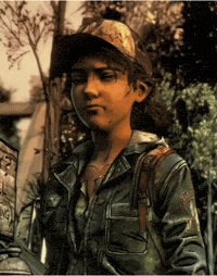 Be Quiet The Walking Dead Game GIF