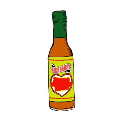 MarieSharps giphyupload sauce hot sauce belize Sticker