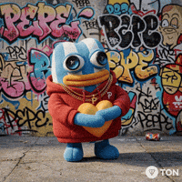 toncommunity pepe moves rocks ton GIF