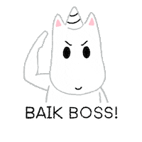 Boss Ok Sticker by Creative Unicorn