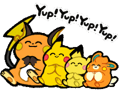 Nod Sticker by Pokémon