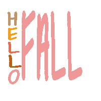 Hello Fall Sticker