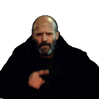 Jason Statham Running Sticker by Black Bear Pics
