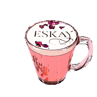saloneskay flower latte redvelvet annecy Sticker