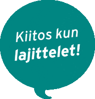 Recycle Recycling Sticker by KiitosKunLajittelet