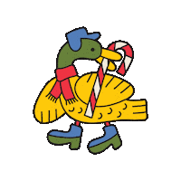 Merry Christmas Sticker by Maeve Chocolate
