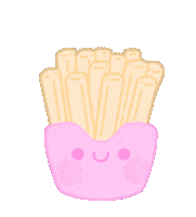 French Fry Food Sticker by paulapastela