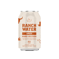 Texas Hardseltzer Sticker by Lone River Ranch Water
