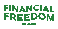 Financialfreedom Sticker by emiten.com