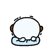 BBANGSIL dog puppy cry 눈물 Sticker