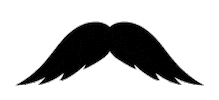 Costume Mustache Sticker by Trakto