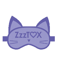 Cat Night Sticker by SkinnyFit