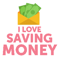 Finance Save Money Sticker by The Budget Savvy Bride