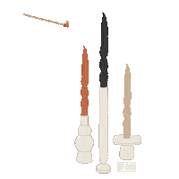 Fire Candles Sticker by By-Boo