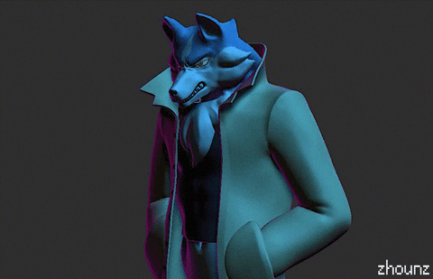 chaninsitzhounzsuttitamrongswat giphyupload 3d furry bna GIF