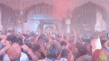Holi Celebrations Held in Jaipur After Two Years of Muted Festivities